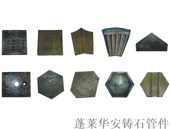 Best Quality Anti-corrosion Wear-protection  Cast Basalt Tiles